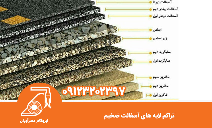تراکم لایه های آسفالت ضخیم